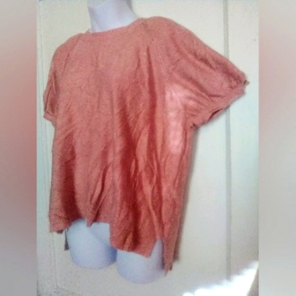 🌺BUNDLE ONLY🌺UNIVERSAL THREAD LADIES BLUSH PINK BALLOON SLEEVED TOP - Picture 2 of 6